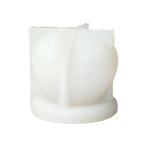 Vedini Love candle mold with base three-dimensional heart-shaped silicone mold ornaments plaster Valentine's Day creative mold - Image 6