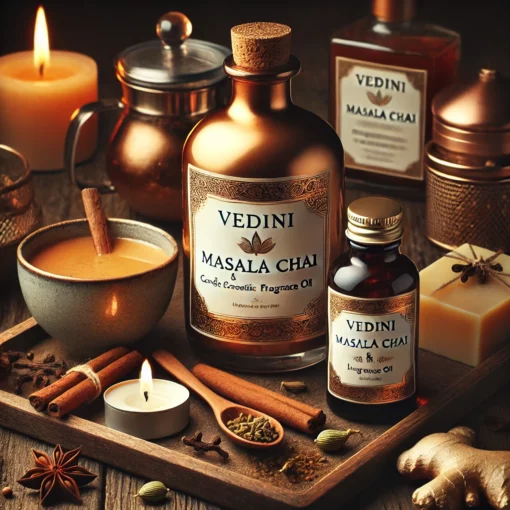 Vedini Masala Chai Candle & Cosmetic Fragrance Oil ( Cold Process Stable )
