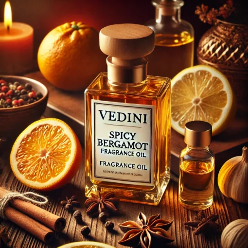Vedini Spicy Bergamot Candle & Cosmetic Fragrance Oil ( Cold Process Stable )