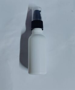 Vedini Plastic HDPE Bottle For Lotion/Oil/Sanitizer 50ml 100ml - 50 ml, Black Lotion Pump