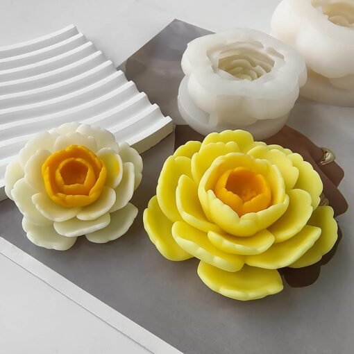 Vedini Camellia Flower Silicone Mold WCM525 - Image 2