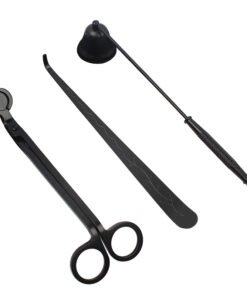 Stainless steel candle extinguisher set ART048 - Black