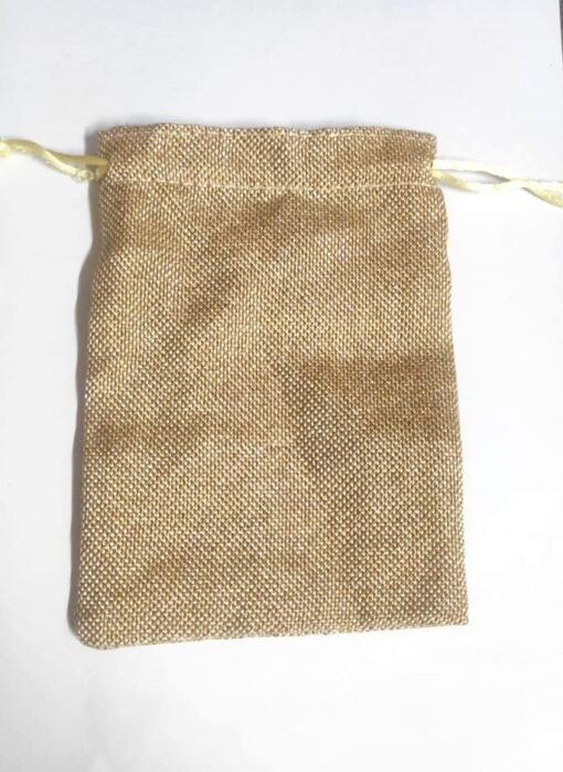 Vedini Jute Potli Bags (Golden)  Size : 12 cm  *17 cm