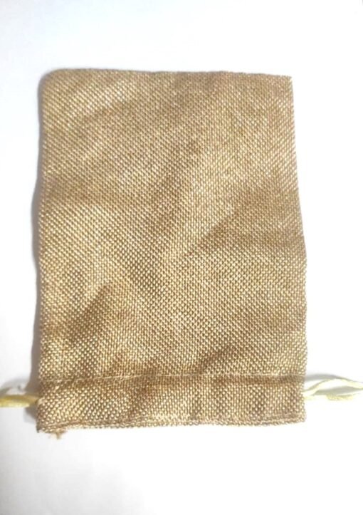 Vedini Jute Potli Bags (Golden)  Size : 12 cm  *17 cm - Image 2