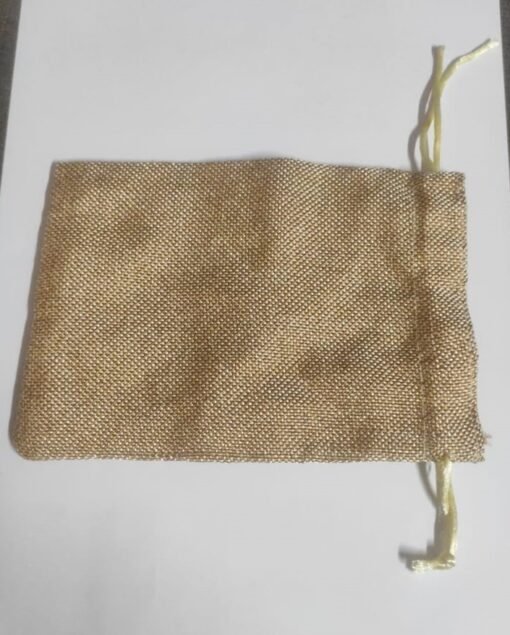 Vedini Jute Potli Bags (Golden)  Size : 12 cm  *17 cm - Image 3