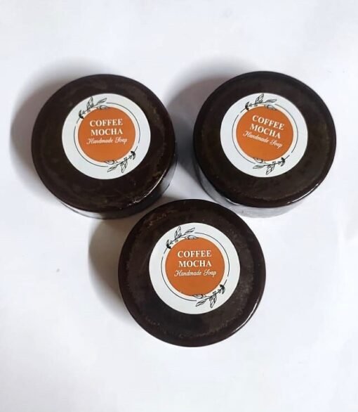 Coffee Soap -D-tan Round 100g. (coffee color) Ready to use or sell Soap Pack of 6 (100g) - Image 3