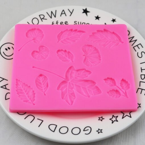 Vedini 10 Cavity leaf fondant silicone molds mobile phone glue wax particle mold JKB 1054 - Image 3