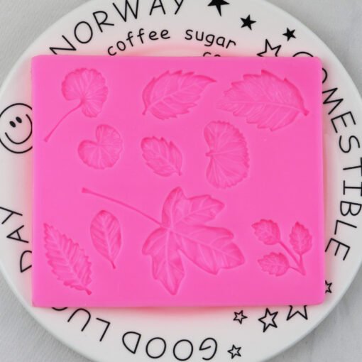 Vedini 10 Cavity leaf fondant silicone molds mobile phone glue wax particle mold JKB 1054 - Image 4