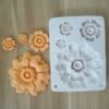Vedini Rose flower silicone mold fondant cake edge decoration mold JKB 1060
