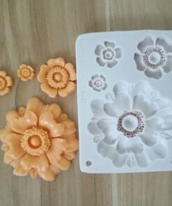 Vedini Rose flower silicone mold fondant cake edge decoration mold JKB 1060