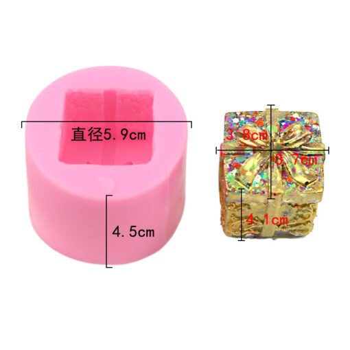 Vedini gift box fondant silicone mold cake decoration handmade glue mold DIY baking chocolate JKB 1051 - Image 4