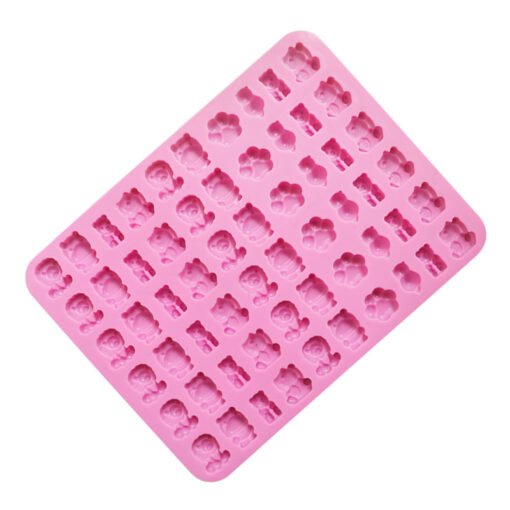 Vedini 60 Cavity mini animal gummy silicone molds for homemade baking. JKB 1044 - Image 3