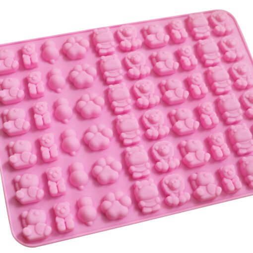 Vedini 60 Cavity mini animal gummy silicone molds for homemade baking. JKB 1044 - Image 4