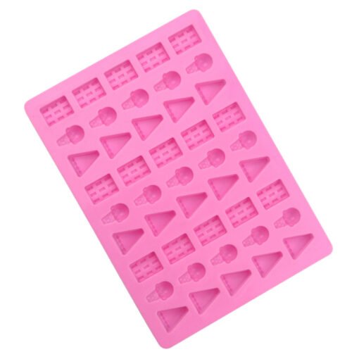 Vedini 45 Cavity ice cream soft candy silicone mold small biscuit chocolate wax wax stand mold JKB 1046 - Image 3