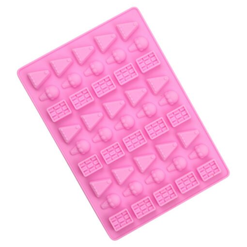 Vedini 45 Cavity ice cream soft candy silicone mold small biscuit chocolate wax wax stand mold JKB 1046 - Image 4