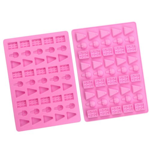 Vedini 45 Cavity ice cream soft candy silicone mold small biscuit chocolate wax wax stand mold JKB 1046 - Image 5