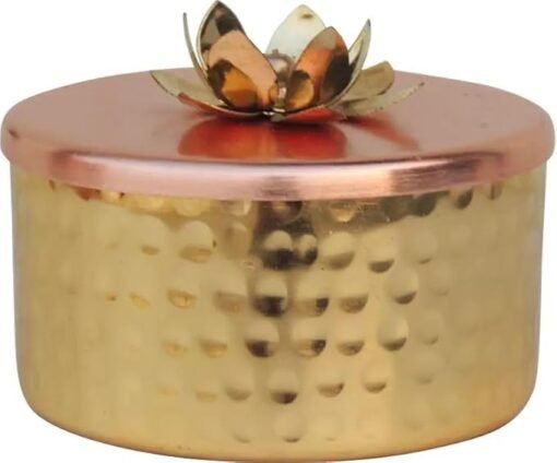 Vedini Copper-Iron Metal Candle Jar 4 inch*2 inch– Premium Rustic Candle Container for Candle Making, Home Décor, Gifting & Aromatherapy - Image 4