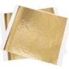 Vedini Metallic Foils for Resin, Soap & Candle Art – Gold & Silver (AFF007, AFF008) | Shiny Finish Craft Foil Sheets