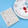 Vedini 22 Cavity flowers silicone chocolate mold fondant cake decoration mold drip glue mold JKB 1049