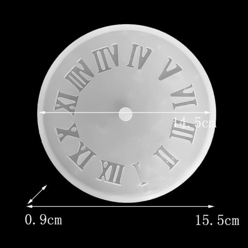 Vedini Clock Mold large and small crystal glue clock silicone mold JKB 5070