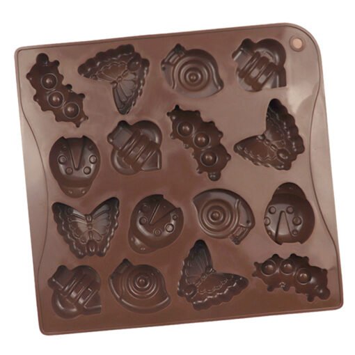 Vedini 16 Cavity insect silicone chocolate mold handmade ice cube mold cookie mold JKB 1040 - Image 6