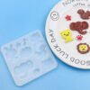 9 cavity Resin cartoon animal crystal glue mold