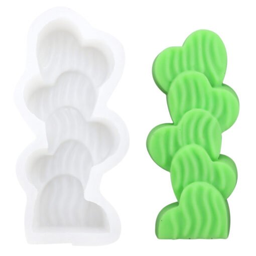 Vedini Cactus glue decoration DIY car aromatherapy mold food grade silicone candle mold JKB 1041 - Image 4