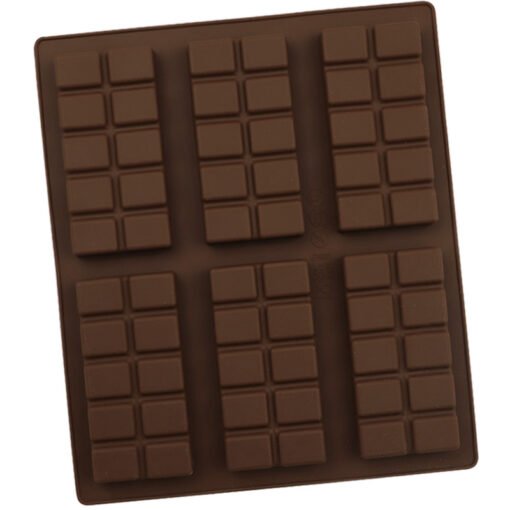 Vedini 6-in-10 Rectangular whole chocolate mold food grade high temperature resistant DIY cookie mold JKB 1037 - Image 3