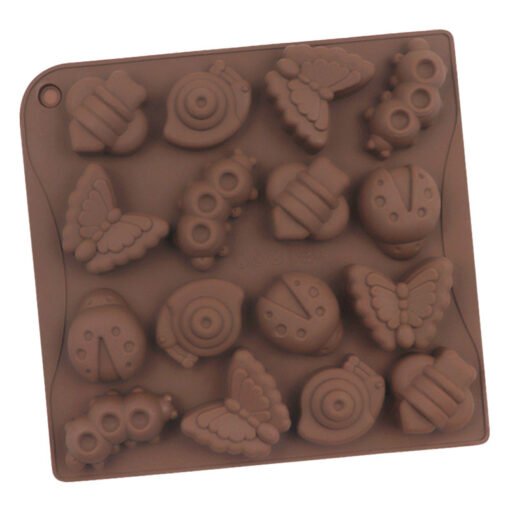 Vedini 16 Cavity insect silicone chocolate mold handmade ice cube mold cookie mold JKB 1040 - Image 4