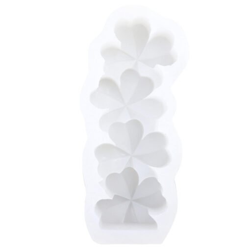 Vedini 4 Cavity four-leaf clover DIY home baking handmade cake decoration mold creative aromatherapy candle mold JKB 1053 - Image 4