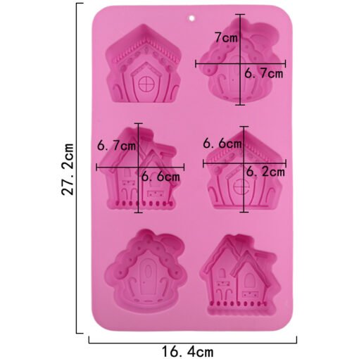 Vedini 6 Cavity room rice cake mold steamed cake mold high temperature resistant JKB 1056 - Image 3