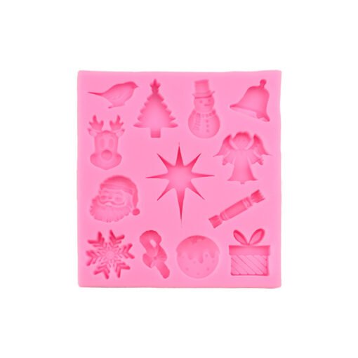 Vedini 13 Cavity Christmas series silicone fondant mold chocolate cake decoration mold JKB 1050 - Image 4