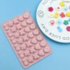 34 Cavity butterfly flower silicone fondant mold