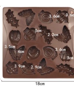 Alternative view of Vedini 16 Cavity insect silicone chocolate mold handmade ice cube mold cookie mold JKB 1040