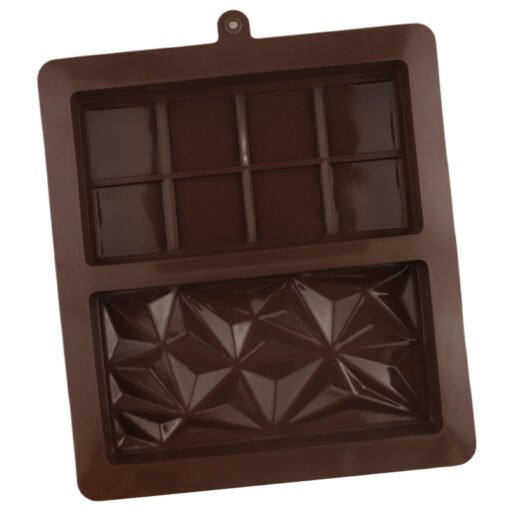 Vedini cross-border hot selling lattice diamond chocolate mold household food grade silicone baking tools cake JKB 1057 - Image 3