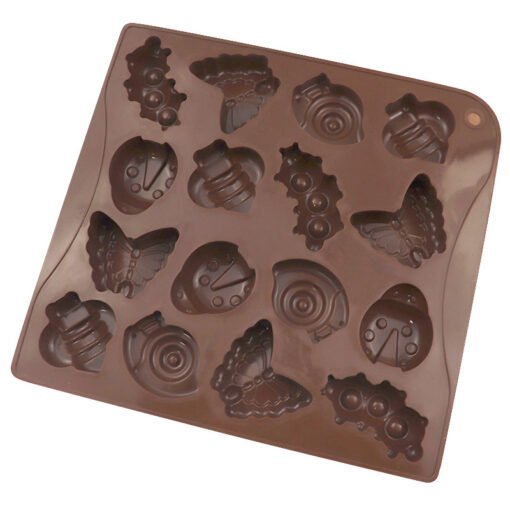 Vedini 16 Cavity insect silicone chocolate mold handmade ice cube mold cookie mold JKB 1040 - Image 5