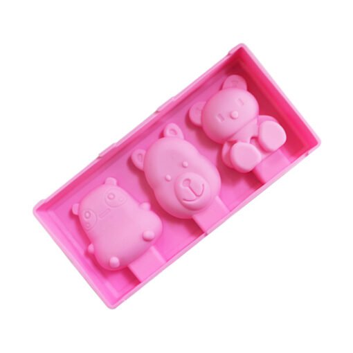 Vedini 3 Cavity Ice Cream Silicone Mold handmade mold JKB 1030 - Image 2