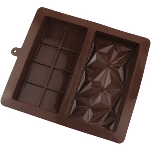 Vedini cross-border hot selling lattice diamond chocolate mold household food grade silicone baking tools cake JKB 1057 - Image 4