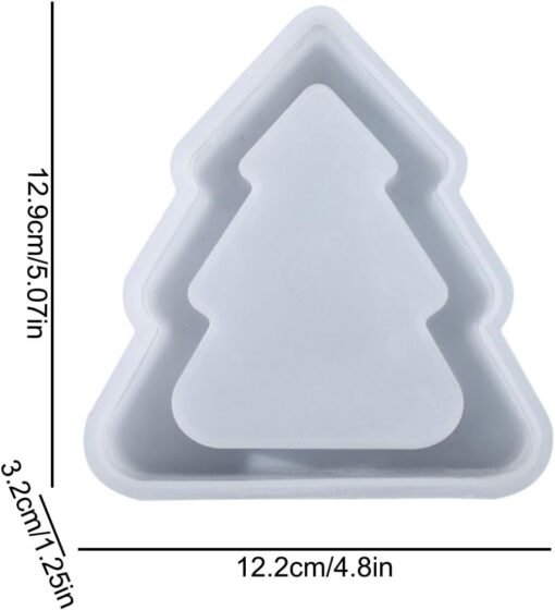 Vedini Christmas Tree Silicone Pastry Mold, Chocolate Making | Pastry Mold for Christmas Party, Bakery Accessories for Cake and Candy JKB 5049 - Image 5