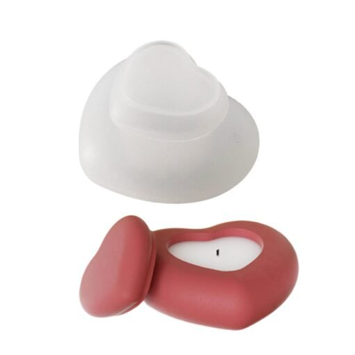 Vedini Heart Shaped Sturdy Silicone Mold Set Decoration for Crystal Epoxy Resin Storage Box and Candle Holder JKB 5050 - Image 6