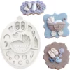 Vedini Baby Pram Candle Silicone Mold CFM 222