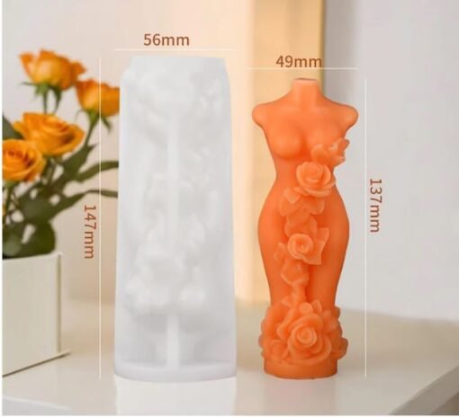 Vedini Lady Mold Candle Silicone Mold WCM703 - Image 2