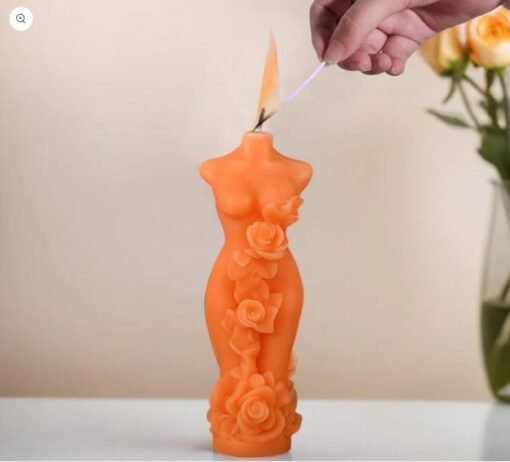 Lady Candle Silicone Mold