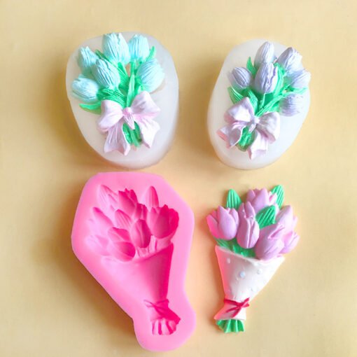 Vedini Tulip silicone mold chocolate cake decoration mold fondant mold JKB 5082
