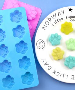 10 Cavity Puppy Paw silicone Mold