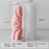Vedini 3D Wave Pillar Soap Resin Mold Strip Chocolate Making Set Desk Plaster Decor Gift JKB 5016A  50-16B - Image 2