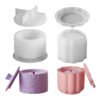 DIY Epoxy & Plaster Lace Storage Jar Silicone Mold
