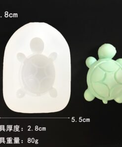 Alternative view of Vedini Cartoon turtle pair decorative silicone mold hand made turtle shape silicone mold JKB 5084