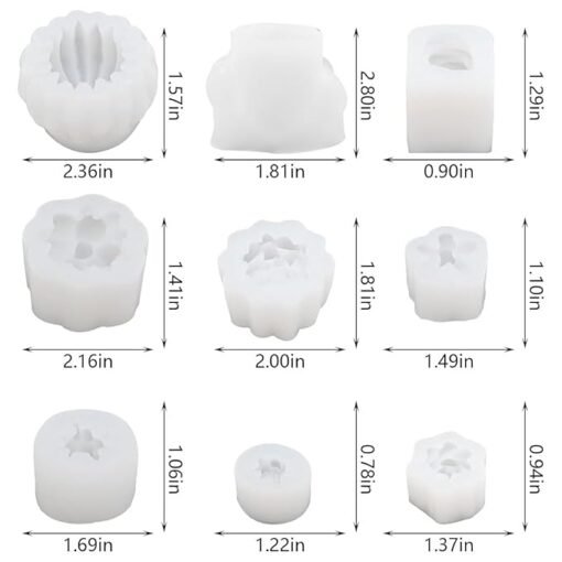 Vedini Succulent flower cactus cactus fondant silicone cake soft pottery soft candy clay aromatherapy plaster pendant mold JKB 5087 - Image 3