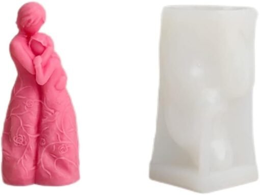 Vedini Mother and Daughter Candle Molds I 3D Abstract Love & Grow Up Silicone Wax Epoxy Mould I for DIY Handmade Ornament, Cake Décor, Aromatherapy, Soap, Resin Art Craft Making, Home Decoration - Image 4